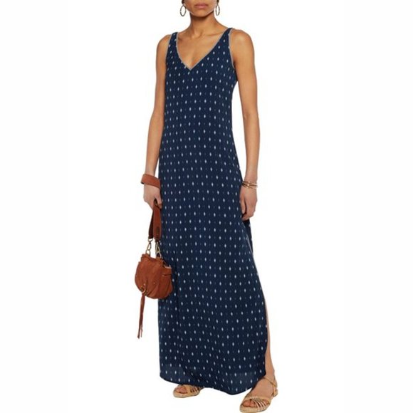 Tart Oliver Ikat Maxi Split Side Dress - Picture 1 of 4